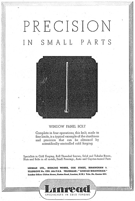 Linread Nuts,Bolts Screws & AGS Parts - Cold Forged Bolts        