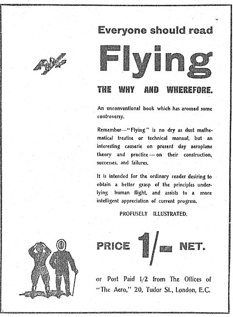 Flying Magazine (Aero) - Profusely Illustrated 1/- Net           