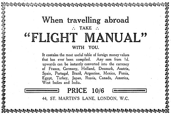 Flight Manual :  Air Touring Guide                               