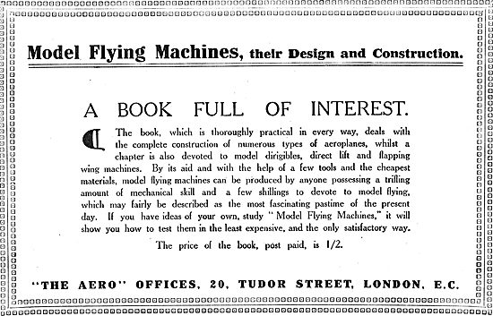 Model Flying Machines  - The Aero Offices                        