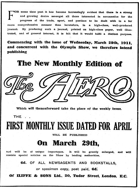 The Aero - New Monthly Edition Format                            