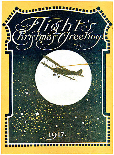 Flight Magazine Christmas Greetings 1917                         