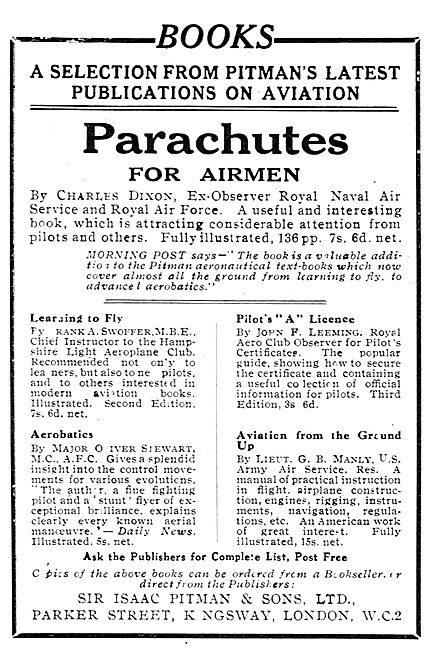 Parachutes For Airmen By Charles Dixon                           