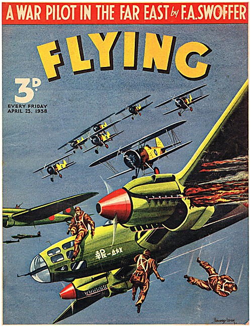 Flying Magazine Cover April 23rd 1938 - Japanese Warplanes       