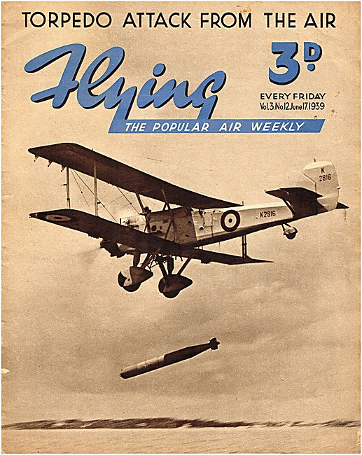 Flying Magazine Cover June 17th 1939 - Blackburn Baffin          