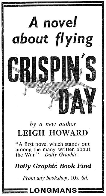 Flying Novel - Crispin's Day By Leigh Howard                     