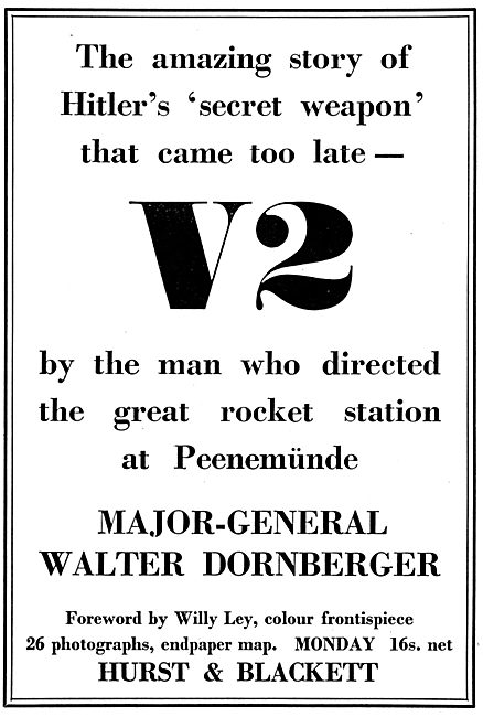 V2: Hitler's Secret Weapon - Major-General Walter Dornberger     