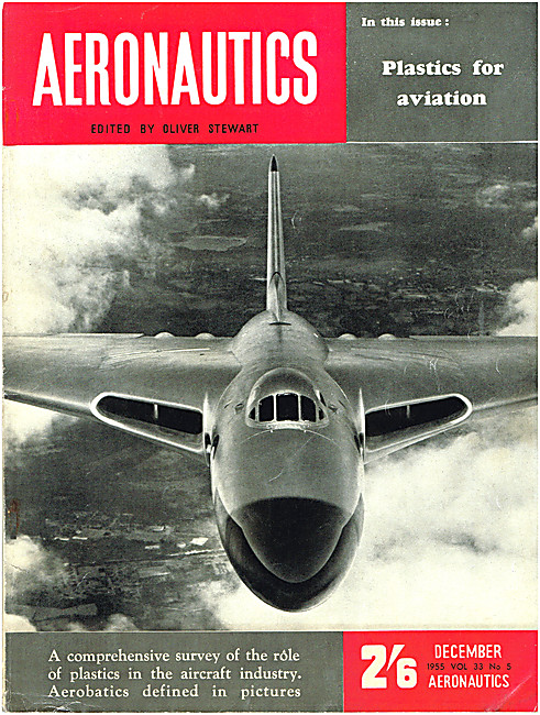 Aeronautics Magazine Cover December 1955 - Avro Vulcan           