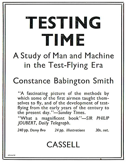 Testing Time By Constance Babington Smith: Study Of Man & Machine