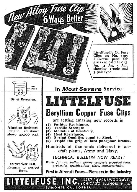 Littlefuse Aircraft Fuses                                        