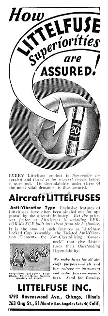 Littlefuse Aircraft Fuses                                        