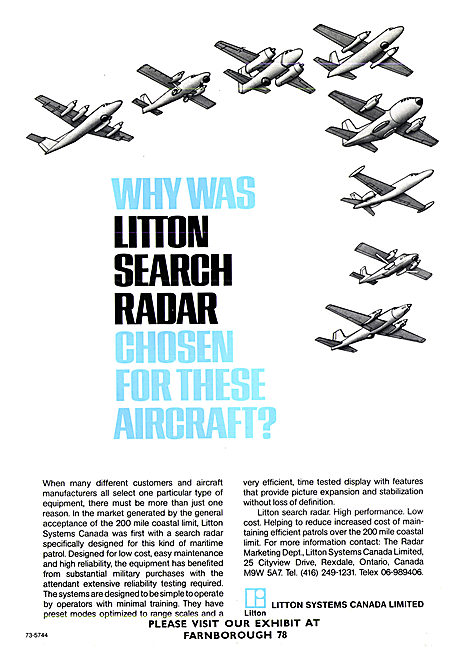 Litton Maritime Search Radar                                     