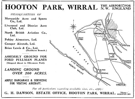 Hooton Park Wirral - The Airport For North West England          