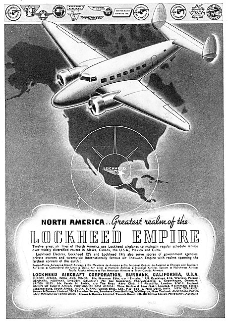 Lockheed 12, 14 & Lockheed Electra                               
