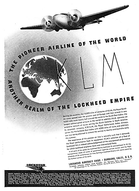Lockheed 14 - KLM                                                