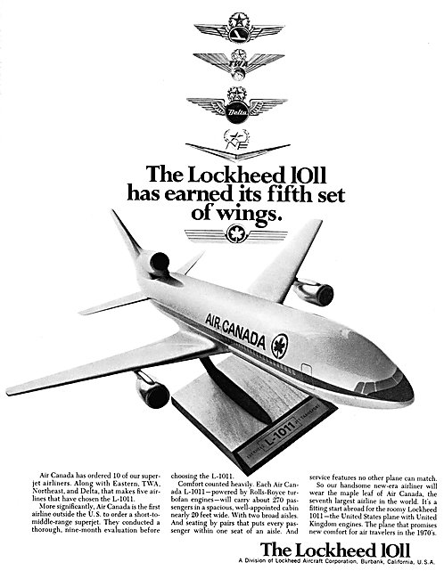 Lockheed Tristar - Lockheed L-1011                               