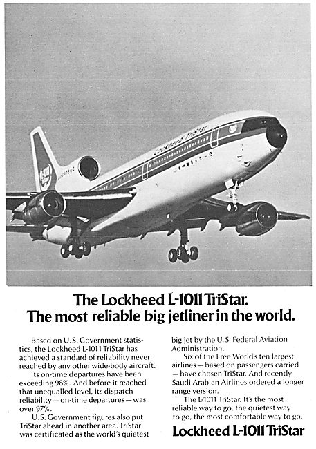 Lockheed Aircraft Corporation Lockheed  L-1011 TriStar           