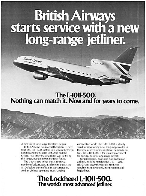 Lockheed L-1011-500 TriStar                                      