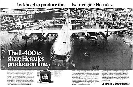 Lockheed L-400 Hercules   Lockheed Hercules  C130                