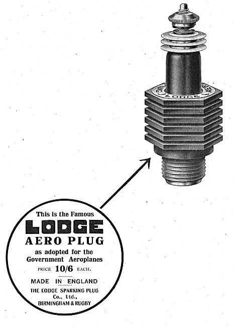 Lodge Aero Spark Plugs  10/6 Each                                