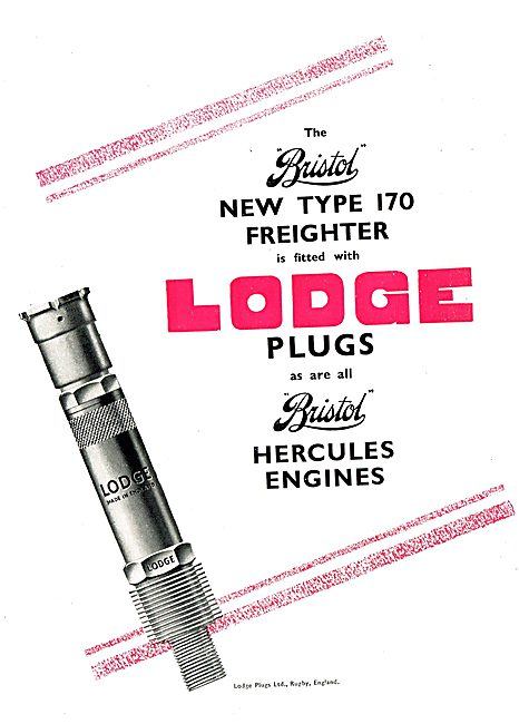 Lodge Aero-Engine Sparking Plugs                                 