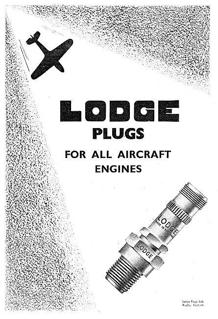 Lodge Aero-Engine Sparking Plugs                                 
