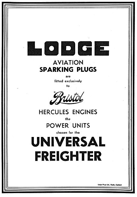 Lodge Aviation Sparking Plugs & Igniters                         