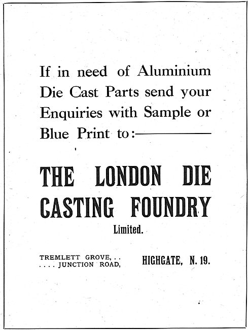 The London Die Casting Foundry For Aluminium Die Cast Parts      