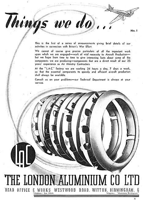 The London Aluminium Co                                          