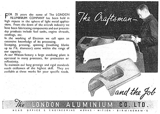 London Aluminium Aircraft Components                             