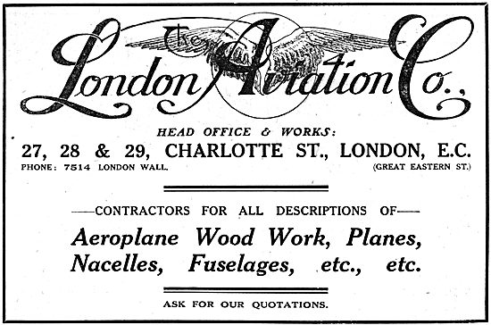 The London Aviation Co - Aircraft Component Manufacturers        