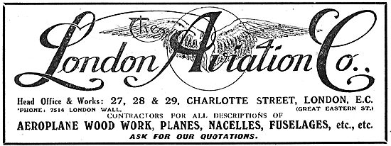 The London Aviation Co - Woodwork For Planes & Fuselages         