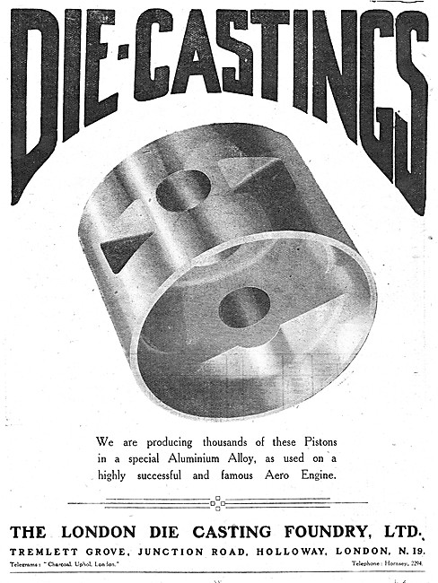 The London Die Casting Foundry - Die Cast Pistons                