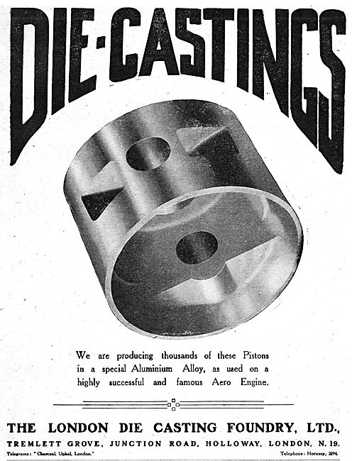 The London Die Casting Foundry - Aluminium Aero Pistons          