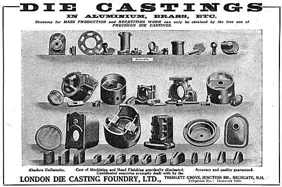 The London Die Casting Foundry For Precision Aero Castings       