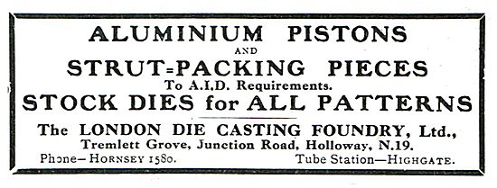 London Die Casting Foundry For Aero Engine Aluminium Pistons     