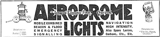 The London Electric Firm - Aerodrome Lights Of All Types         