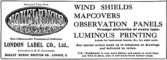 London Label Windshields, Map Covers & Observation Panels        