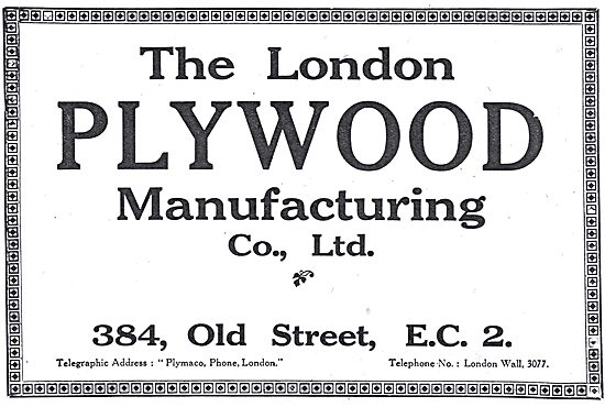 London Plywood & Timber Co. Wood Components. 384 Old St, EC2.    