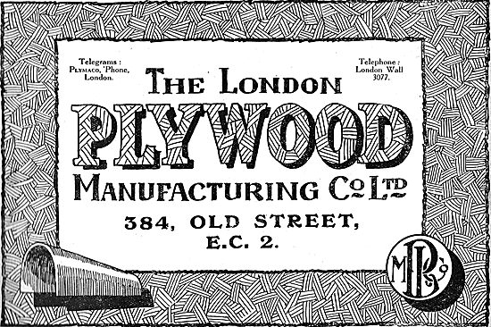 London Plywood & Timber Co. - Wooden Aircraft Components         