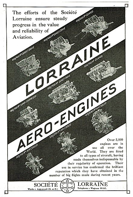 Ther Are Over 5,000 Lorraine Aero Engines In Use Over The World  