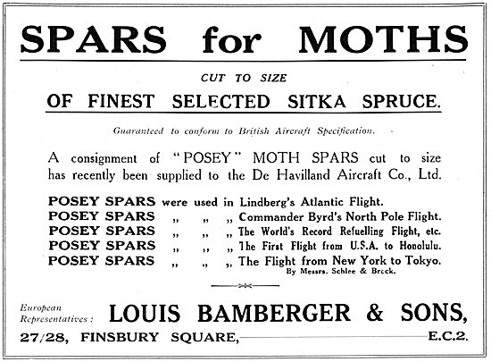 Louis Bamberger - Posey Moth Spars                               