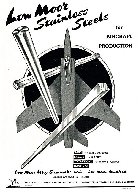 Low Moor Steelworks Stainless Steels For Aircraft Production     