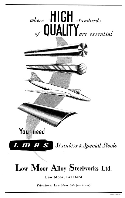 Low Moor Alloy Steelworks - Stainless Steels 1954                