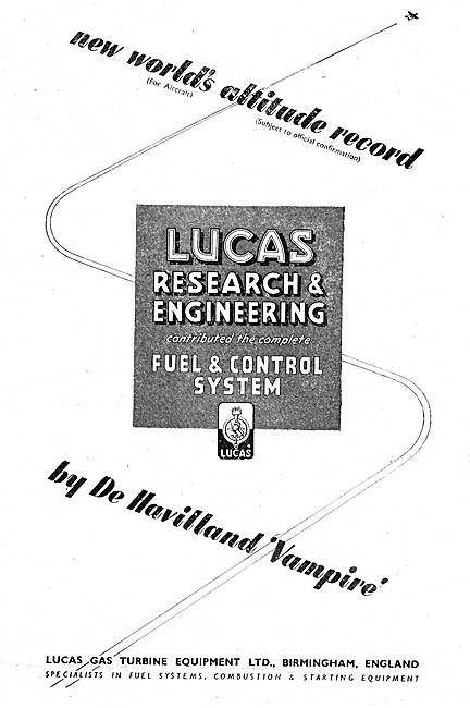 Lucas Gas Turbine Fuel & Control Systems                         