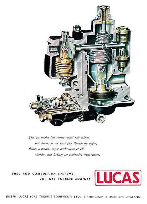 Lucas Combustion & Fuel Systems For Gas Turbines                 