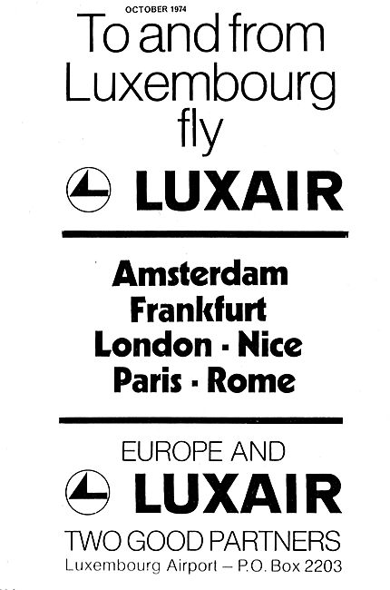 To And From Luxembourg With Luxair                               