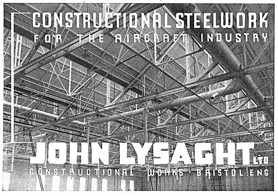 Lysaght Constructional Steelwork For The Aircraft Industry       