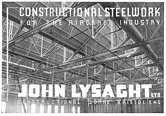 Lysaght Constructional Steelwork For The Aircraft Industry       