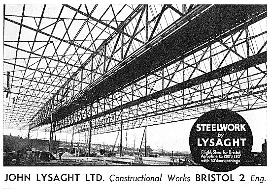 Lysaght Constructional Steelwork For The Aircraft Industry       